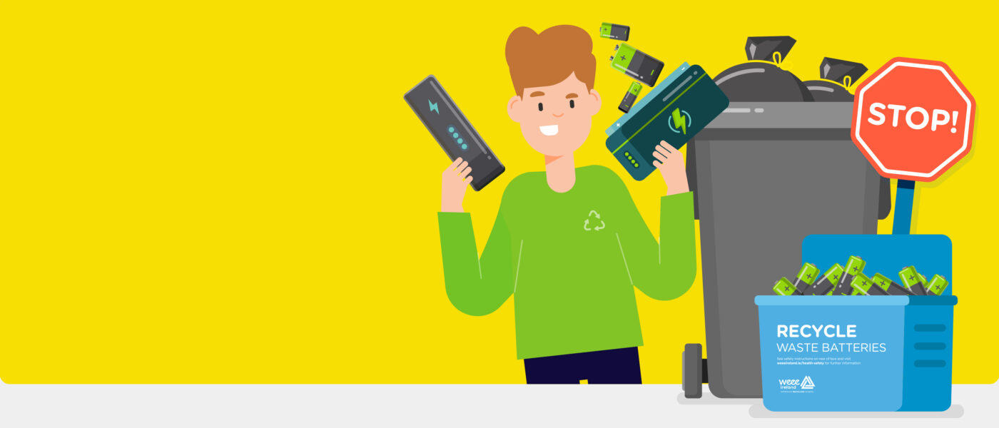 Never, Ever Bin Batteries - Always Recycle For Free!